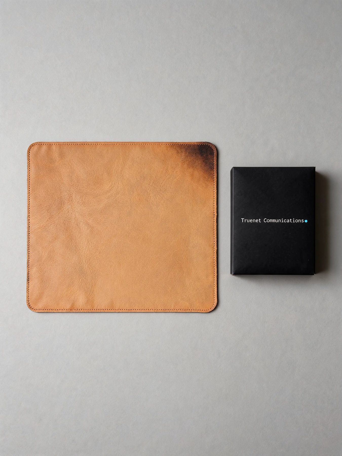 Vegetable-Tanned Leather Mouse Pad