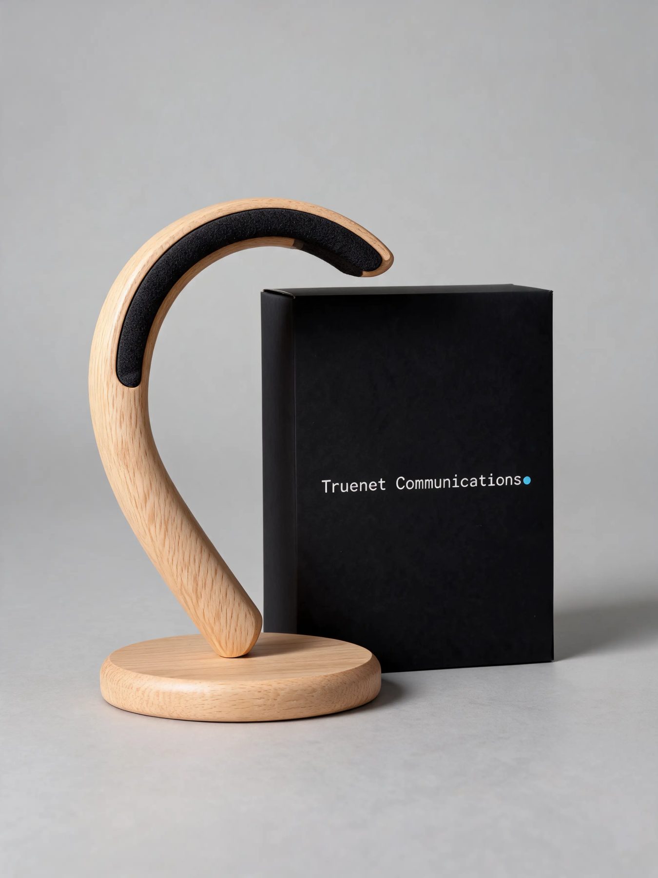 White Oak Headphone Stand